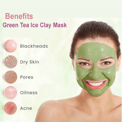 Bright Skin Organic Green Tea Ice Clay Mask