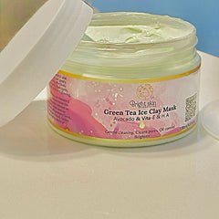 Bright Skin Organic Green Tea Ice Clay Mask