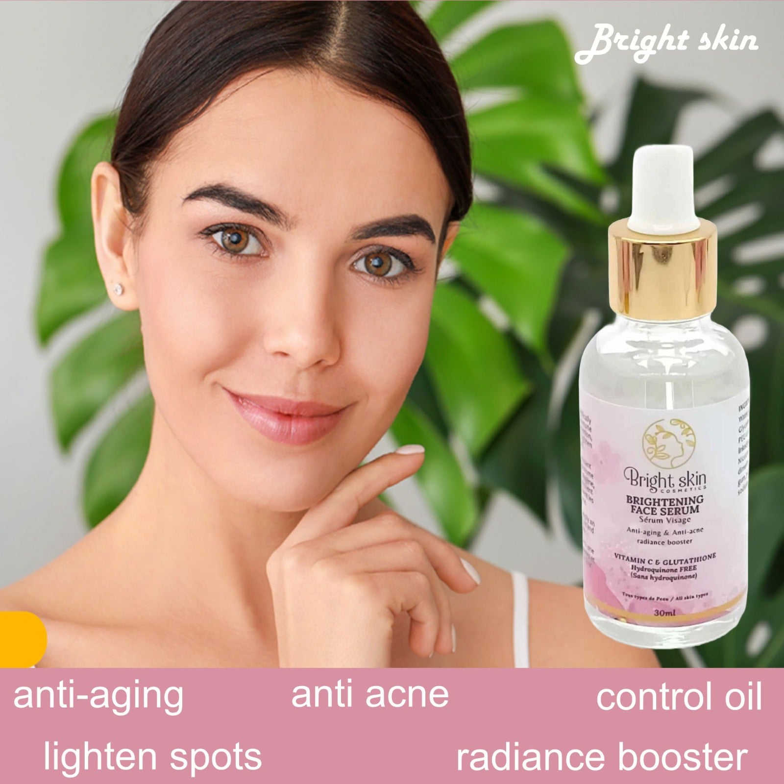 Brightening Face Serum – Bright Skin Cosmetics
