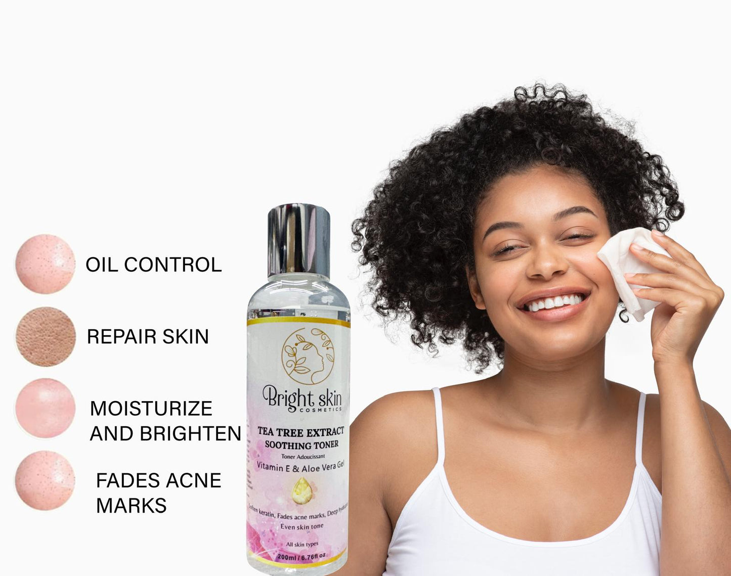 Bright Skin Tea Tree Extract Soothing Toner